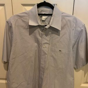Lacoste short sleeve button down men’s shirt
